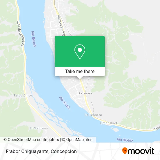 Frabor Chiguayante map