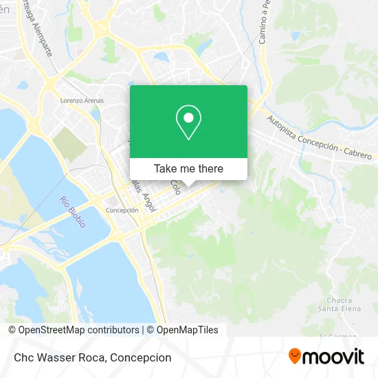 Chc Wasser Roca map