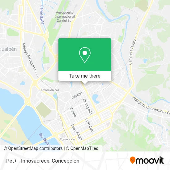 Pet+ - Innovacrece map