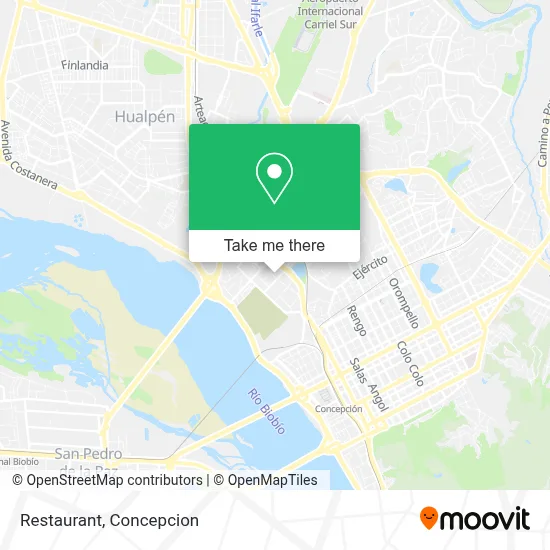 Restaurant map