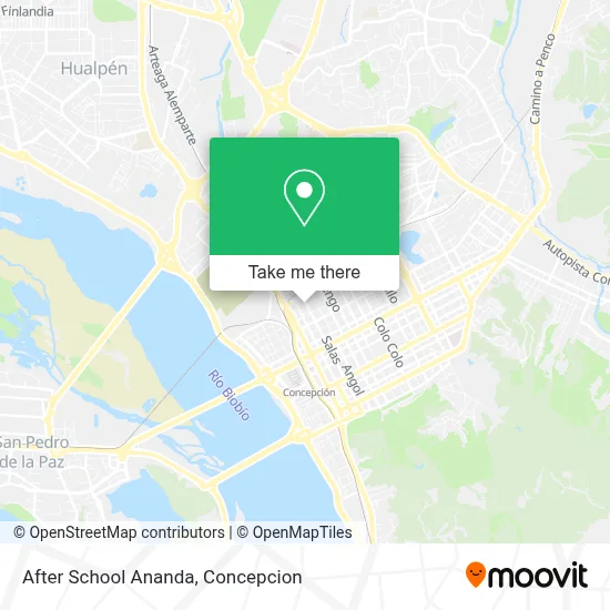 After School Ananda map