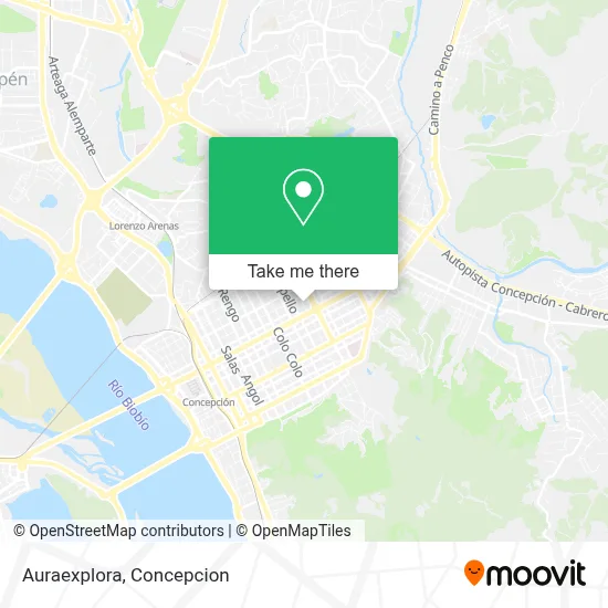 Auraexplora map