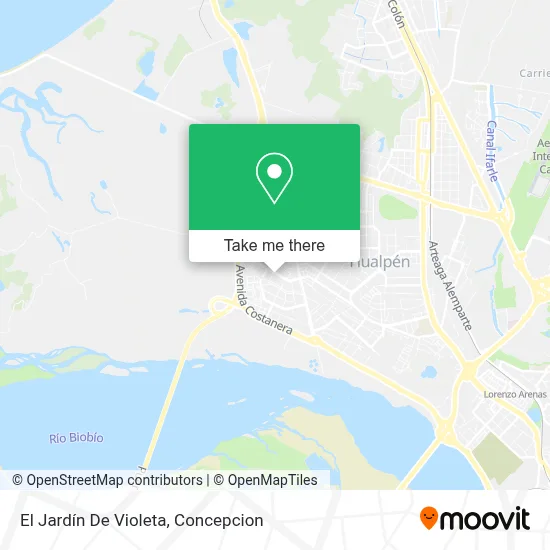 El Jardín De Violeta map