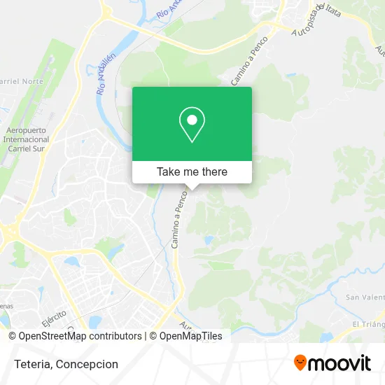 Teteria map