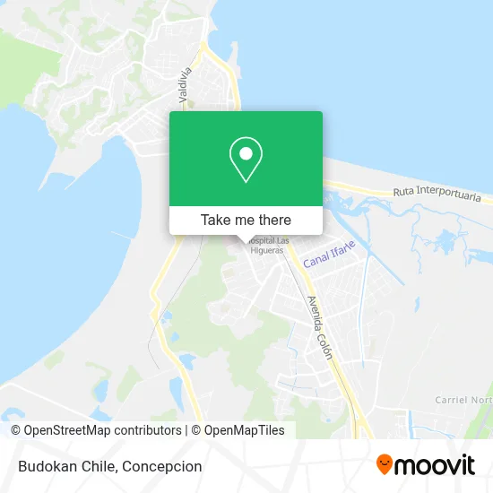 Budokan Chile map