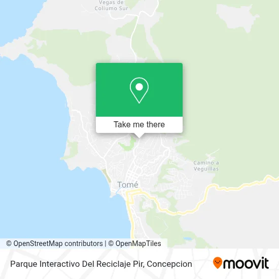 Parque Interactivo Del Reciclaje Pir map