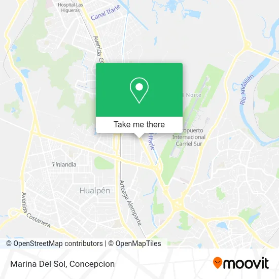 Marina Del Sol map