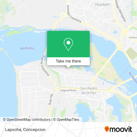 Lapocha map