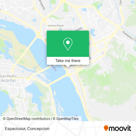 Espaciosur map