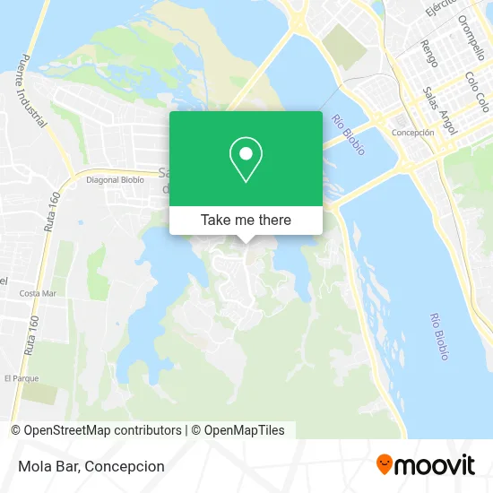 Mola Bar map