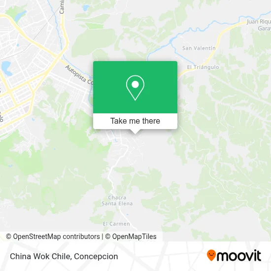 China Wok Chile map