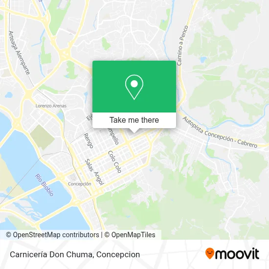 Carnicería Don Chuma map