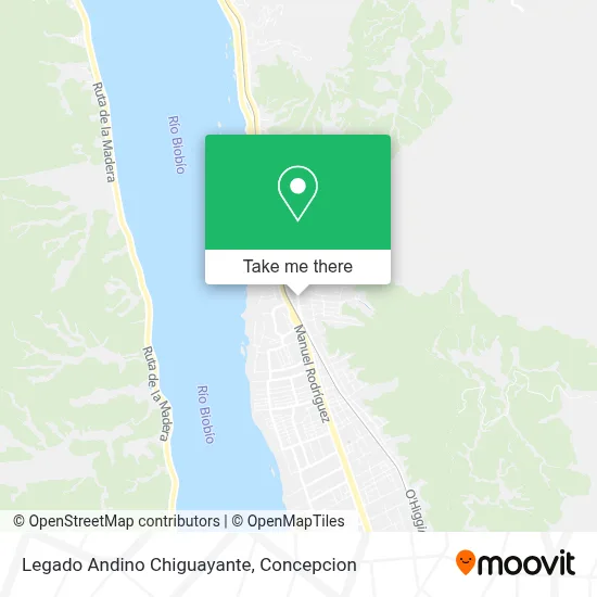 Legado Andino Chiguayante map