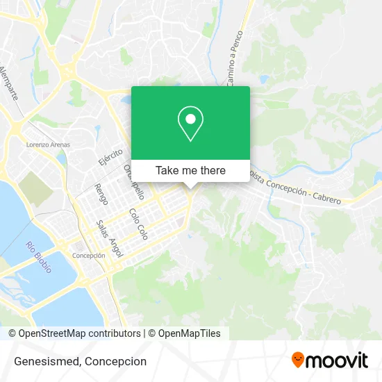 Genesismed map