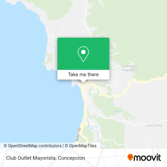 Club Outlet Mayorista map