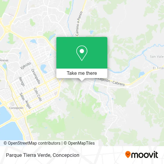 Parque Tierra Verde map