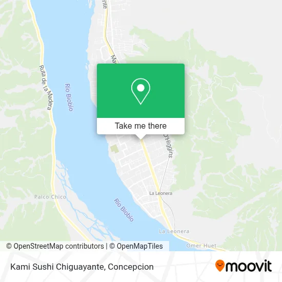 Kami Sushi Chiguayante map