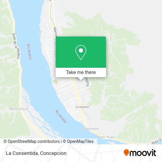 La Consentida map