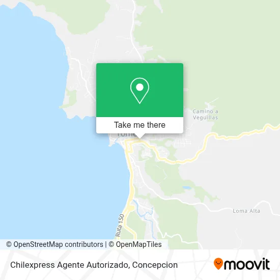 Chilexpress Agente Autorizado map