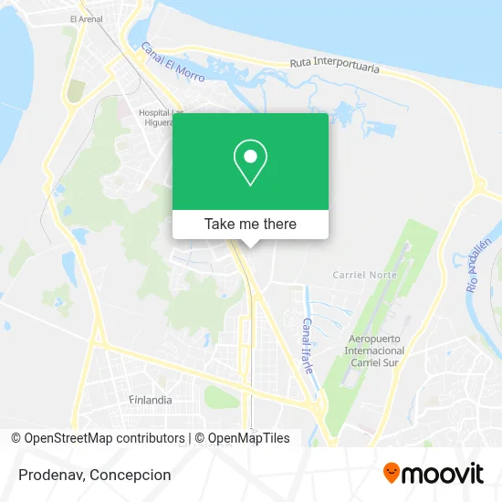 Prodenav map