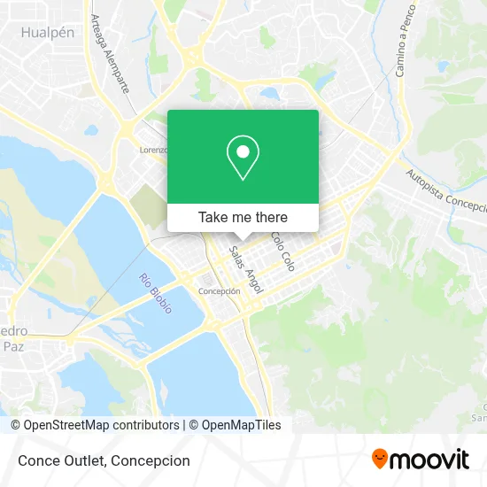 Conce Outlet map