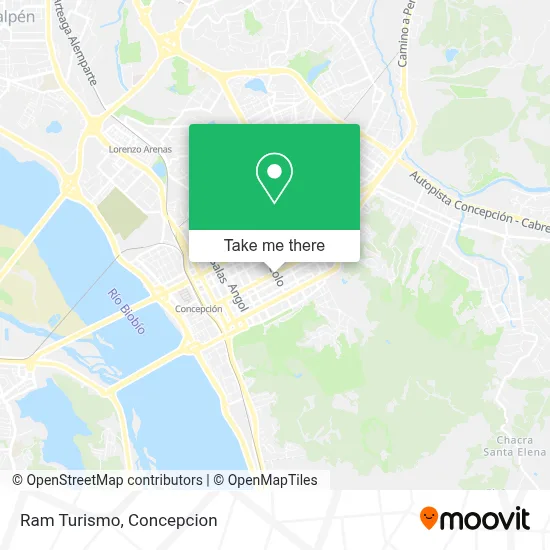 Ram Turismo map