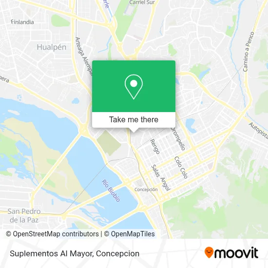 Suplementos Al Mayor map