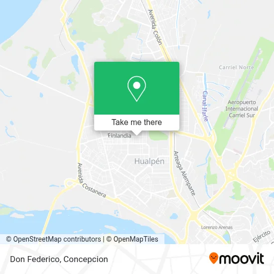 Don Federico map