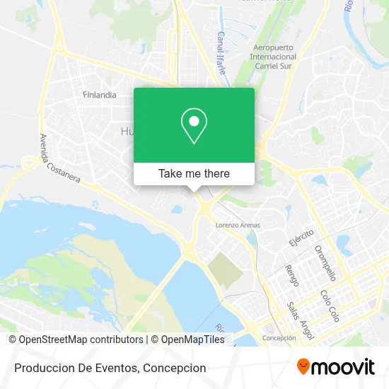 Produccion De Eventos map