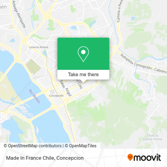 Made In France Chile map