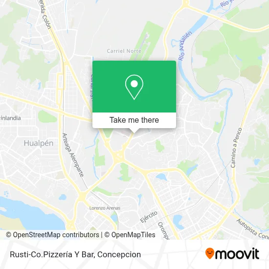 Rusti-Co.Pizzería Y Bar map
