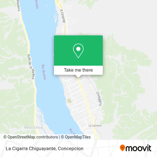 La Cigarra Chiguayante map