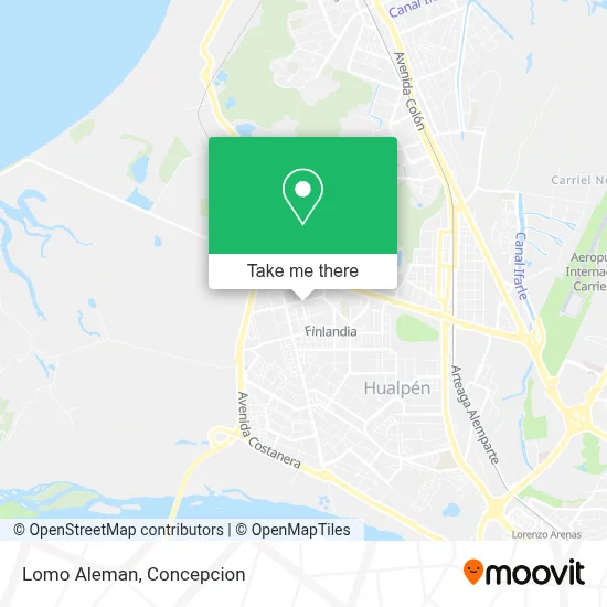 Lomo Aleman map