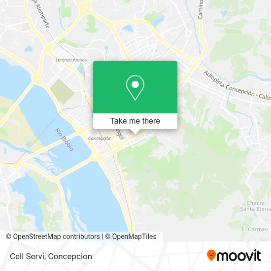 Cell Servi map