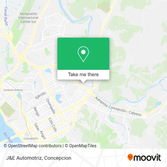 J&E Automotriz map