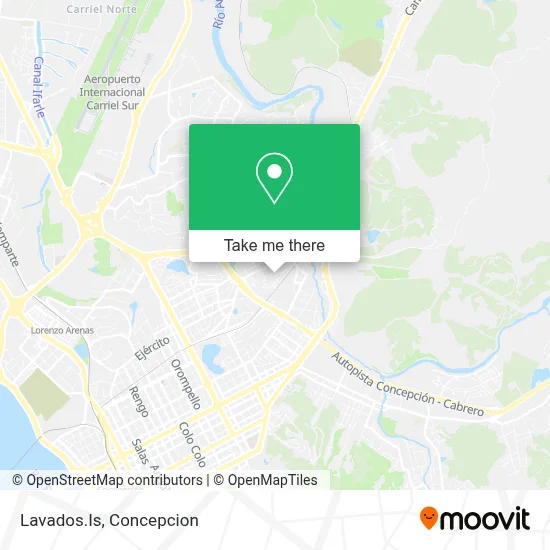 Lavados.Is map