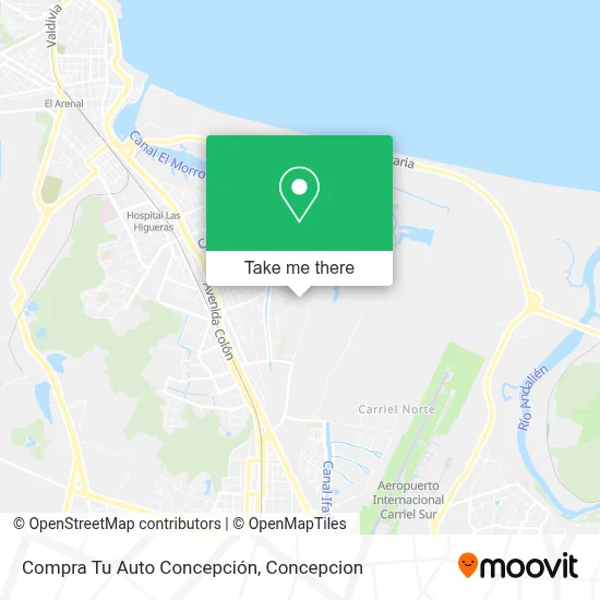 Compra Tu Auto Concepción map