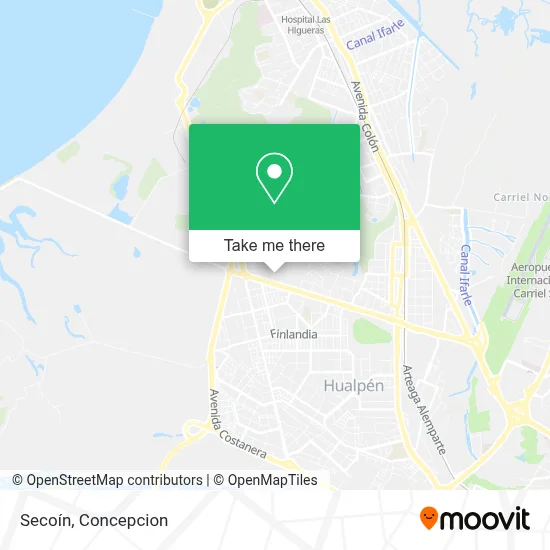 Secoín map