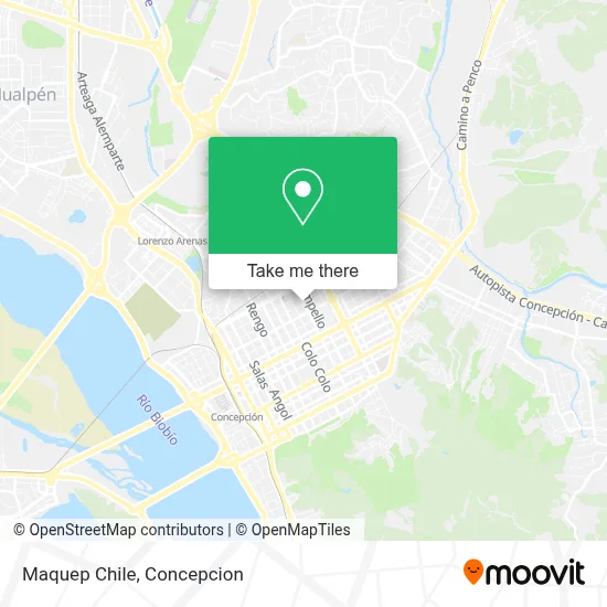 Maquep Chile map