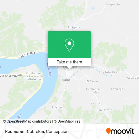 Restaurant Cobreloa map