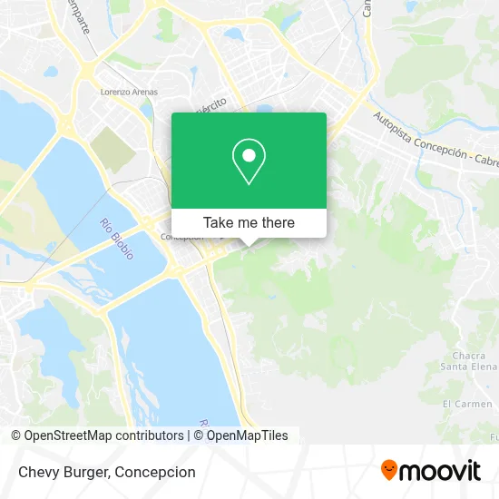 Chevy Burger map