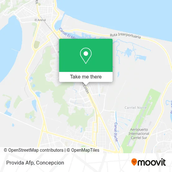 Provida Afp map