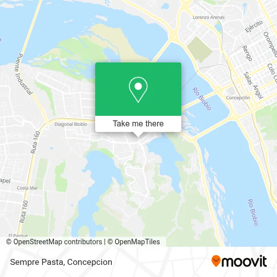 Sempre Pasta map