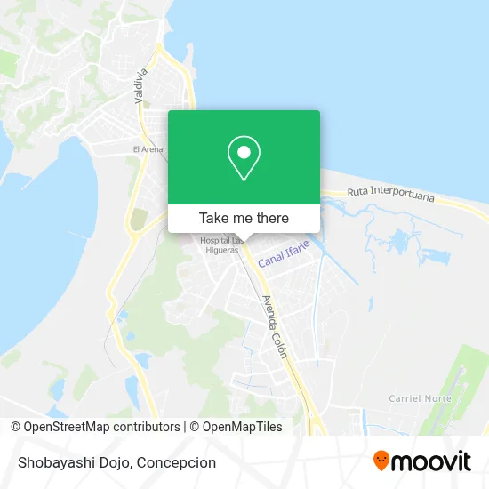 Shobayashi Dojo map