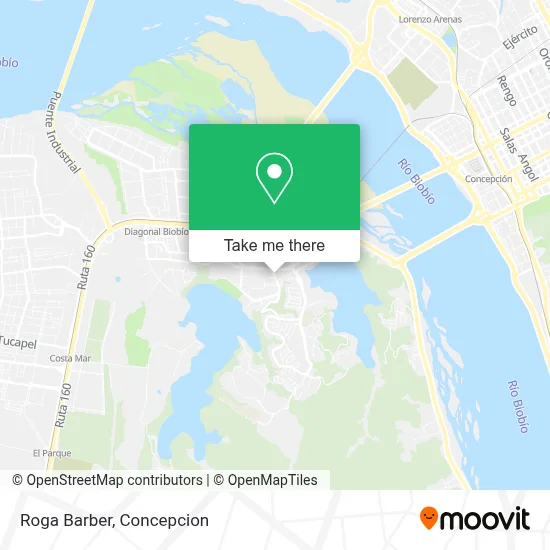 Roga Barber map
