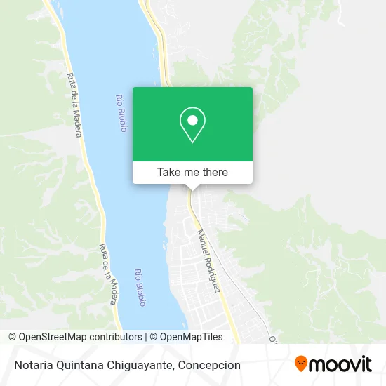 Notaria Quintana Chiguayante map