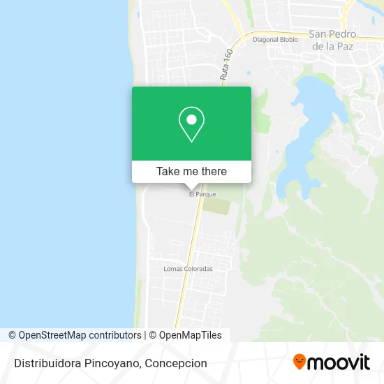 Distribuidora Pincoyano map