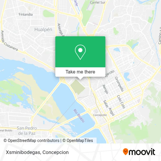 Xsminibodegas map