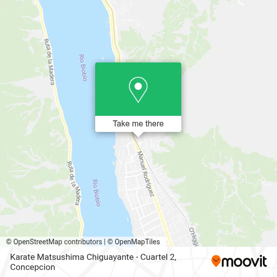 Karate Matsushima Chiguayante - Cuartel 2 map