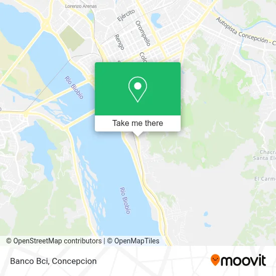 Banco Bci map